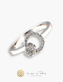 White Gold Ring, Diamonds